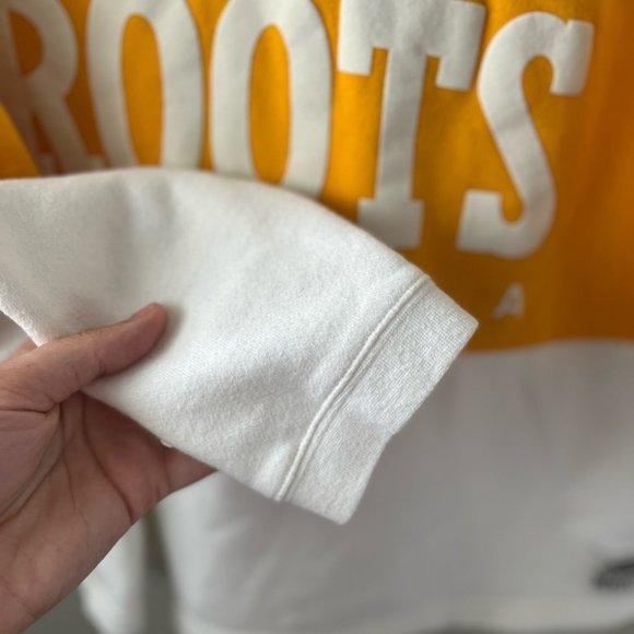 NWOT Roots Retro Field Rugby Quarter Button Up Sweater Women’s Size Small - Picture 6 of 9